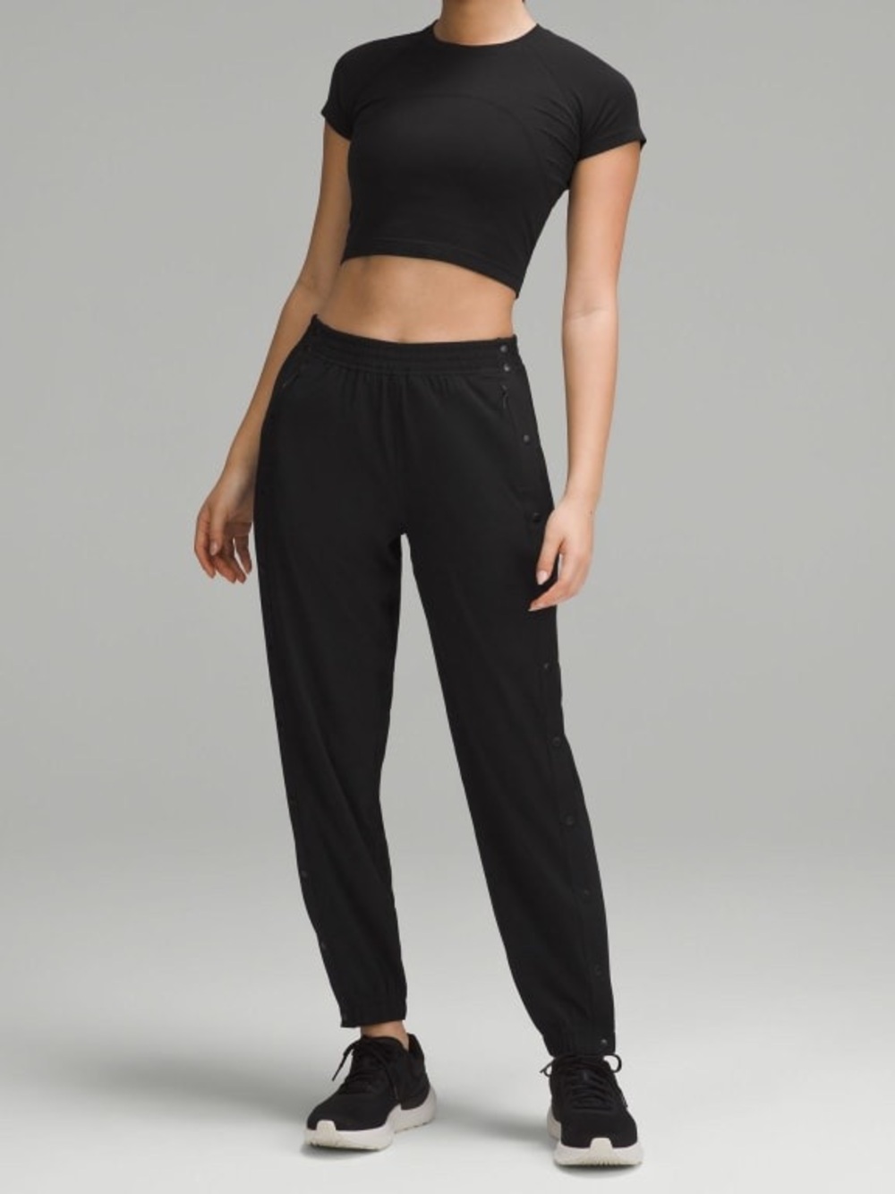Lululemon Tear-Away Mid-Rise Track Pants Black Size 8